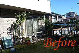 ガーデンルームを設置してお庭をリニューアル！